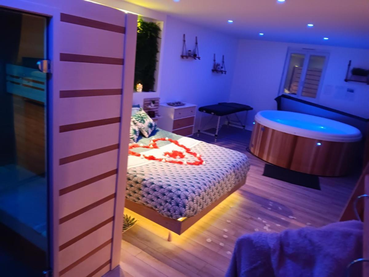 Hotel Gite Et Spa Au Secret Du Bonheur Pouilly-sur-Serre Exterior foto